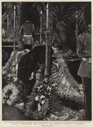 An Act of Reverence, the Kaiser in the Chapelle Ardente at Osborne